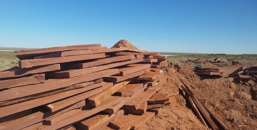 плитняк с карьера