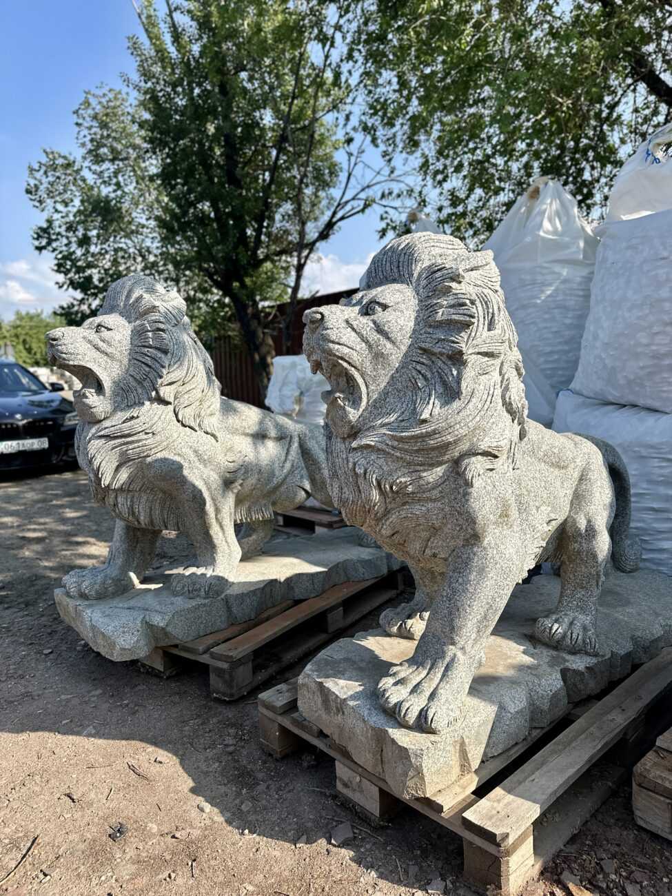 гранитные львы алматы
